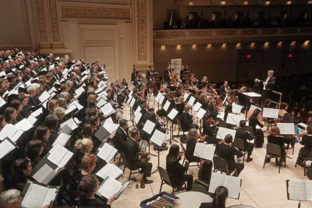 NYCHORAL and Mannes Orchestra at Carnegie Hall 